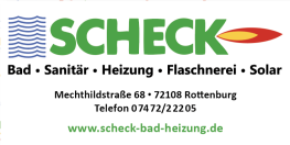 Sponsor der Narrenzunft Rottenburg e. V. - Scheck