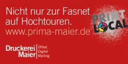 Sponsor der Narrenzunft Rottenburg e. V., Druckerei Maier, Rottenburg