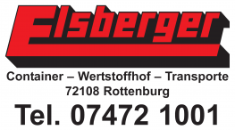 Sponsor der Narrenzunft Rottenburg e. V. - Elsberger