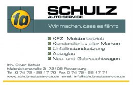 Sponsor der Narrenzunft Rottenburg e. V. - Schulz Autohaus