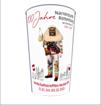 Sammelbecher 100 Jahre Narrenzunft Rottenburg e. V. "Ahland"