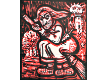 Fasnetstuch &quot;Hexe&quot;