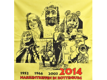 Fasnetstuch Narrentreffen gelb