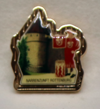 Pin "Fanfarenzug-Spieler mit Zwinger Turm"